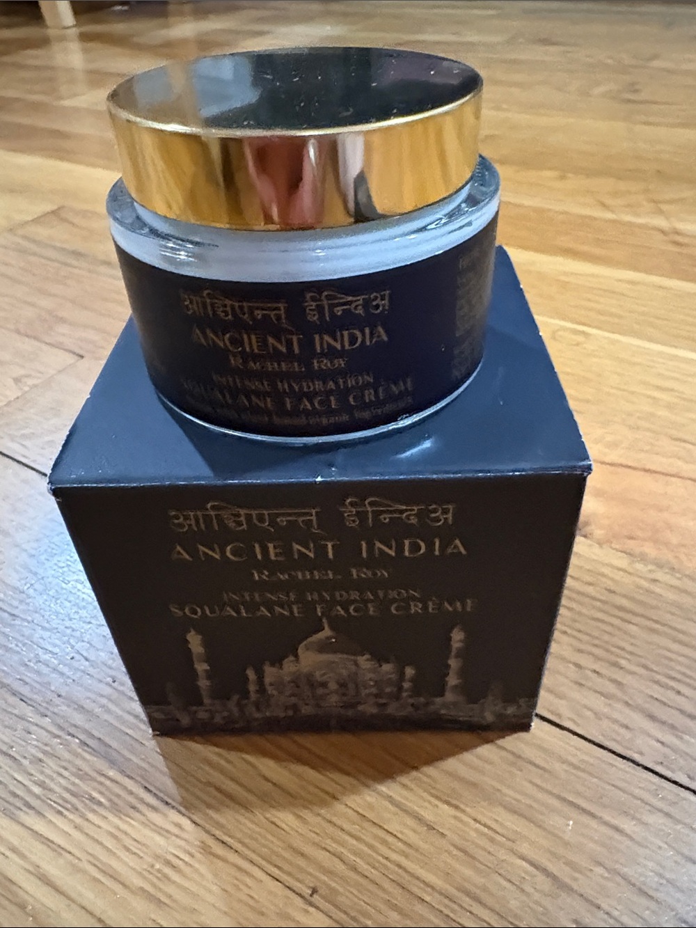 Squalane Face Crème - Gold Lid / Black Jar ancient India new in box